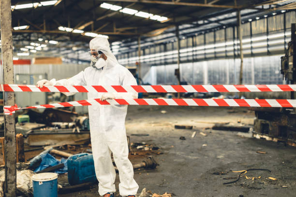 Professional Biohazard technician working in North Truro, MA